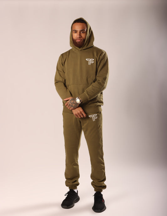 Men Olive Green Hoodie